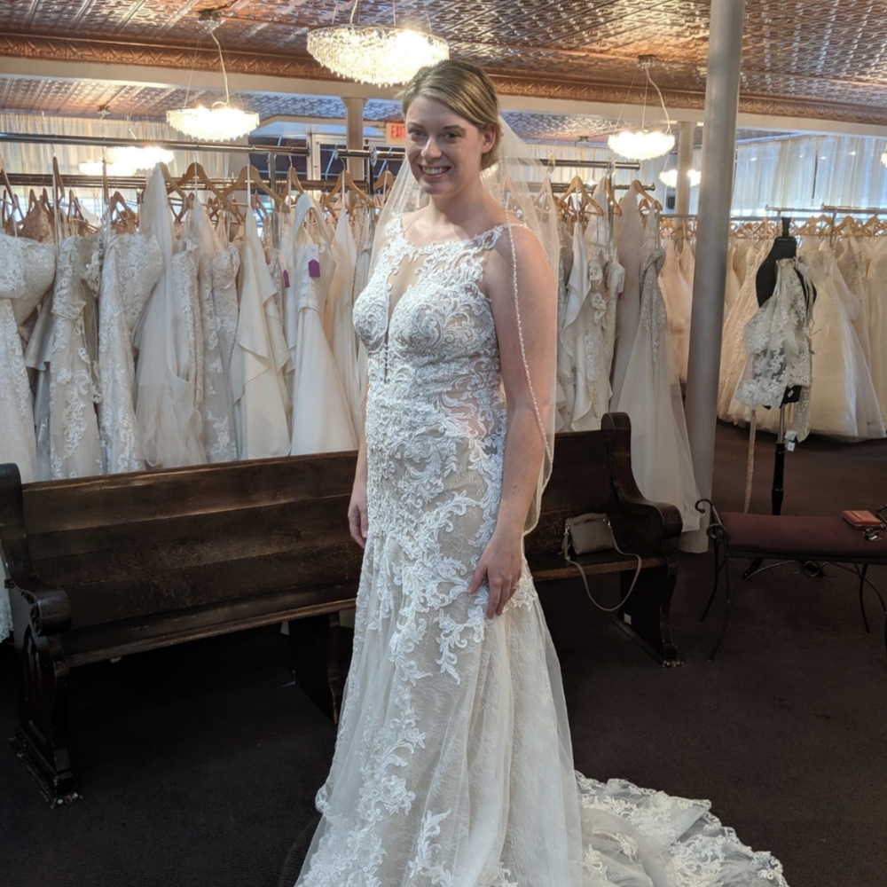 Brand New, Never Worn Wedding Dress - Picture 3 of 6